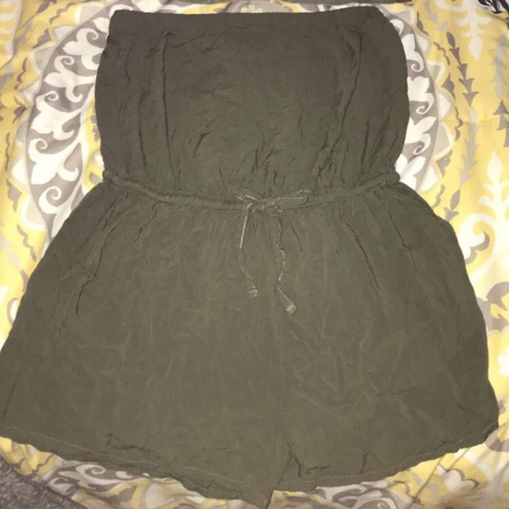 strapless romper